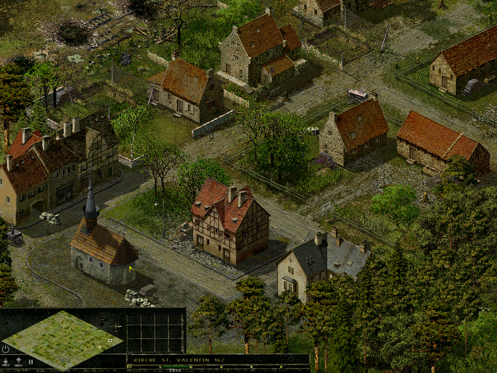 The town of Drevenack serves as the staging area for the counter attack.