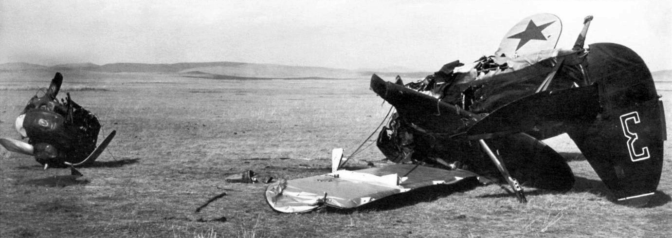 Khalkhin Gol Destroyed Soviet plane 1939.jpg