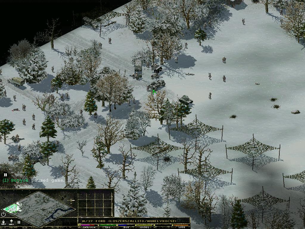 I didn't spare with the ammoboxes and I'm in the second mission withut ammo. Only a supplytruck can help me. In the second mission I have little chance to win. Only molotov cocktails are my friends. :D