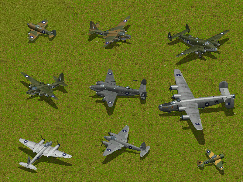 Neue und neu gerenderte RAAF Flugzeuge